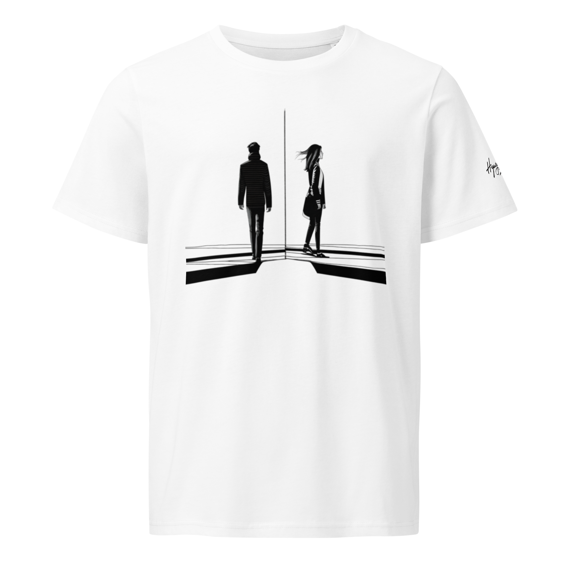 Strangers Again — T-shirt Cotone Organico